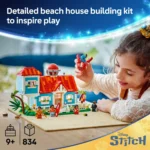 Disney Lilo and Stitch Beach House Toy - Building Playset for Kids, Girls and Boys, Ages 9+ - Includes 5 Minifigures - Disney Gift Idea for Fans of Lilo & Stitch Movie - 43268 - Image 2