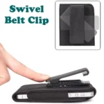 Premium Rugged Case Holster Swivel Belt Clip Protective Cover YNG for Motorola Droid Maxx 2, G4 Plus, Moto E4 PLUS G4 G5 PLUS (XT1687) - Nokia 6 - OnePlus 5 - Samsung Galaxy J7 V (2017), Note 2 - Image 3