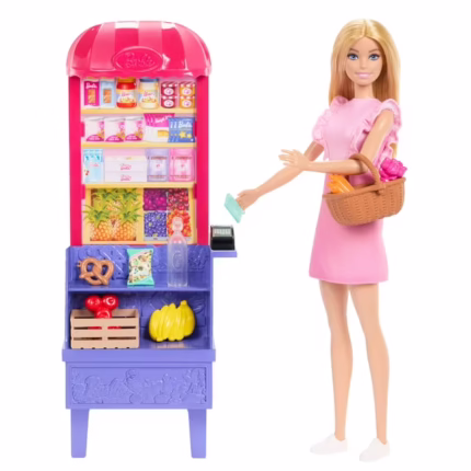Recipe for Friendship Malibu at the Market Doll & Playset with 11 Accessories